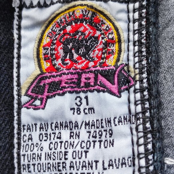 Vintage Santana by Parasuco jeans women's size 31 black curvy high-rise - Picture 6 of 15